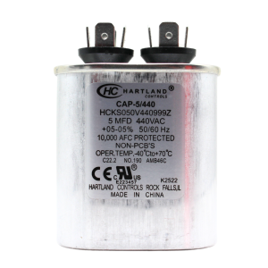 5 MFD Oval Run Capacitor