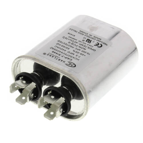 7.5 Mfd 440 Volt Oval Run Capacitor Hvac Air Motor Compressor Pool Pump A/C Cap 