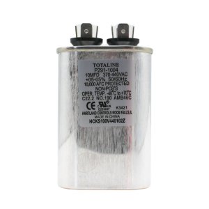Totaline by Carrier P291-1004 10uF 370/440VAC 50/60Hz Oval Run Start Capacitor