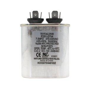Totaline by Carrier P291-0754 7.5uF 370/440VAC 50/60Hz Oval Run Start Capacitor
